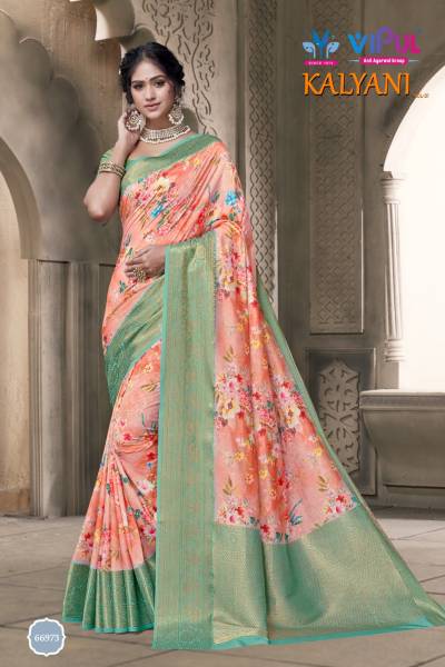 Kalyani Vol 1 By Vipul Cotton Jaquard Saree Collection